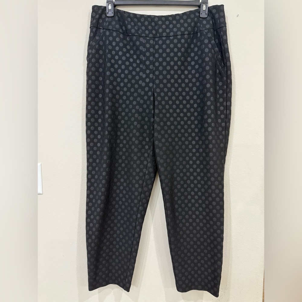 Women's Black Polka Dot Trousers